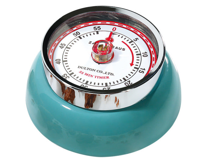 ZASSENHAUS Timer mit Magnet Speed petrol ø 7 cm in  präsentiert im Onlineshop von KAQTU Design AG. Küchenhelfer ist von ZASSENHAUS