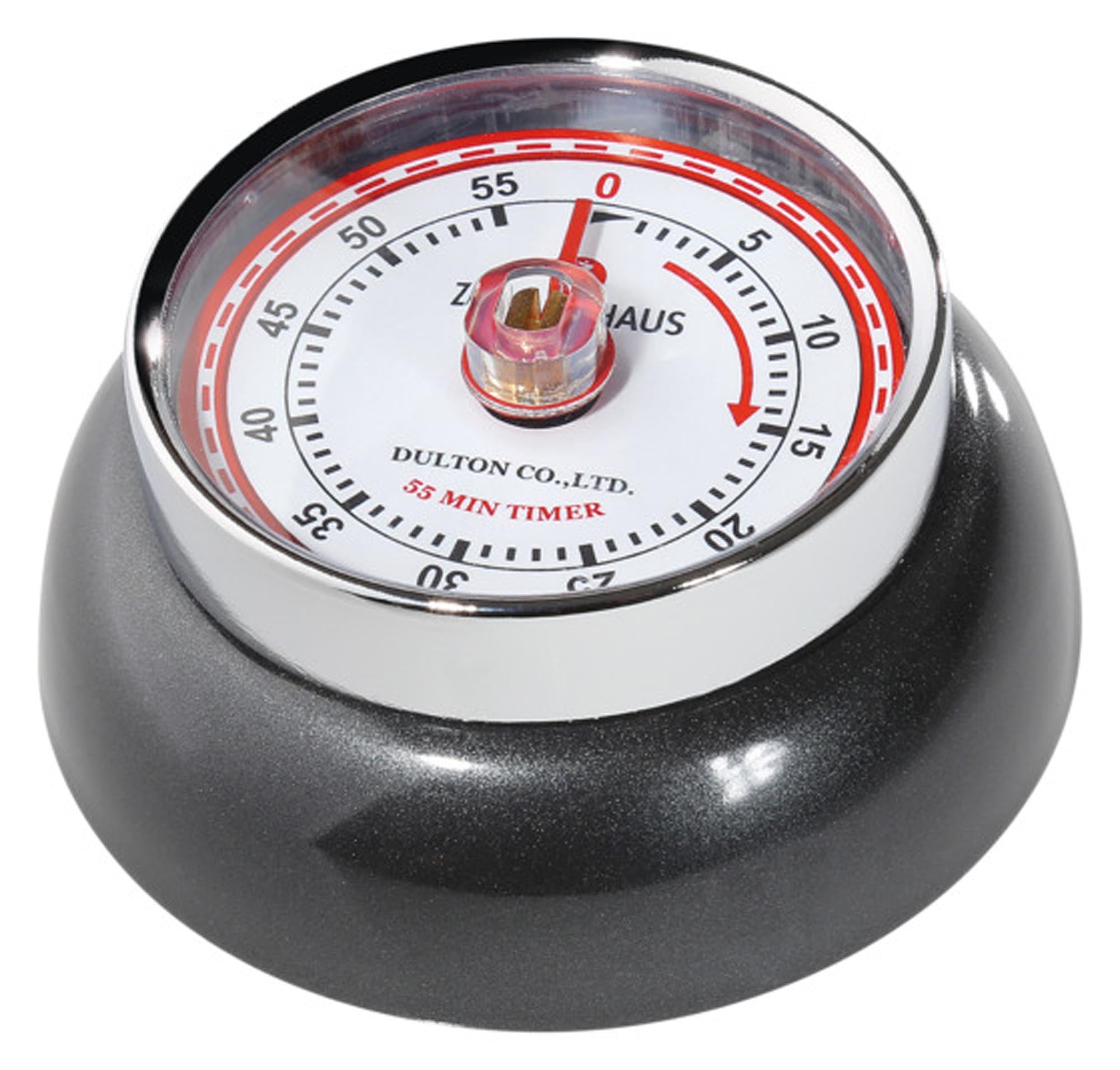 ZASSENHAUS Timer mit Magnet Speed anthrazit metallic ø 7 cm in  präsentiert im Onlineshop von KAQTU Design AG. Küchengerät ist von ZASSENHAUS