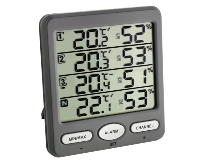 Funk-Thermo Hygrometer Klima Monitor in  präsentiert im Onlineshop von KAQTU Design AG. Thermometer ist von TFA