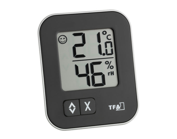 Thermo-Hygrometer Moxx in  präsentiert im Onlineshop von KAQTU Design AG. Thermometer ist von TFA