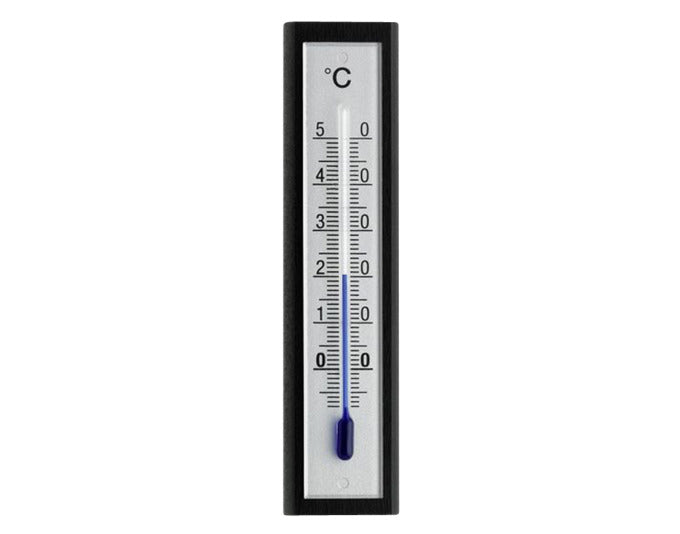 Innenthermometer Buche 12.5 cm in  präsentiert im Onlineshop von KAQTU Design AG. Thermometer ist von TFA