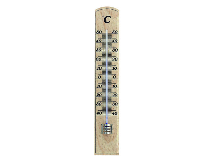 Innenthermometer Buche 20.6 cm in  präsentiert im Onlineshop von KAQTU Design AG. Thermometer ist von TFA