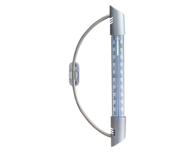 TFA Fensterthermometer Orbis silber 10.3x2.6x23.5 cm in  präsentiert im Onlineshop von KAQTU Design AG. Thermometer ist von TFA