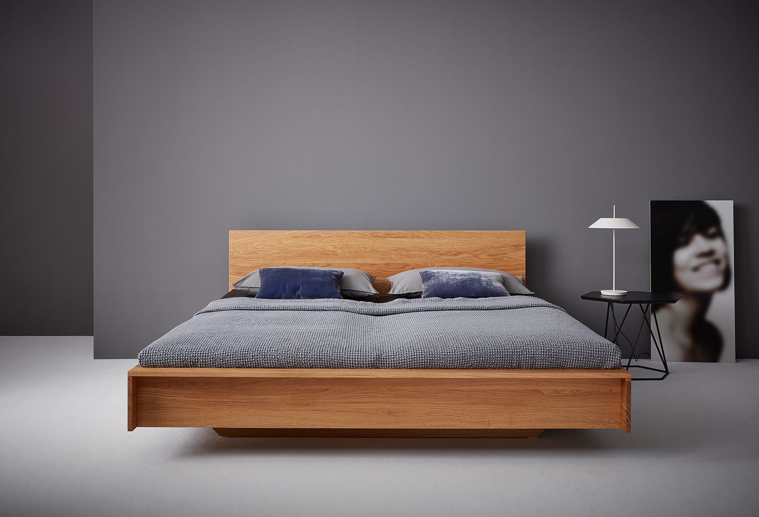 FLAI Doppelbett Komforthöhe + Kopfteil - KAQTU Design