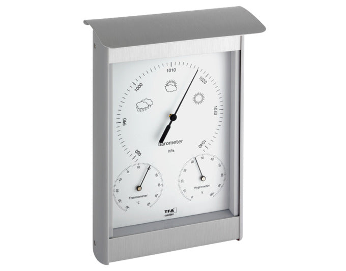 TFA Aussenwetterstation Alu 21.6 cm in  präsentiert im Onlineshop von KAQTU Design AG. Thermometer ist von TFA
