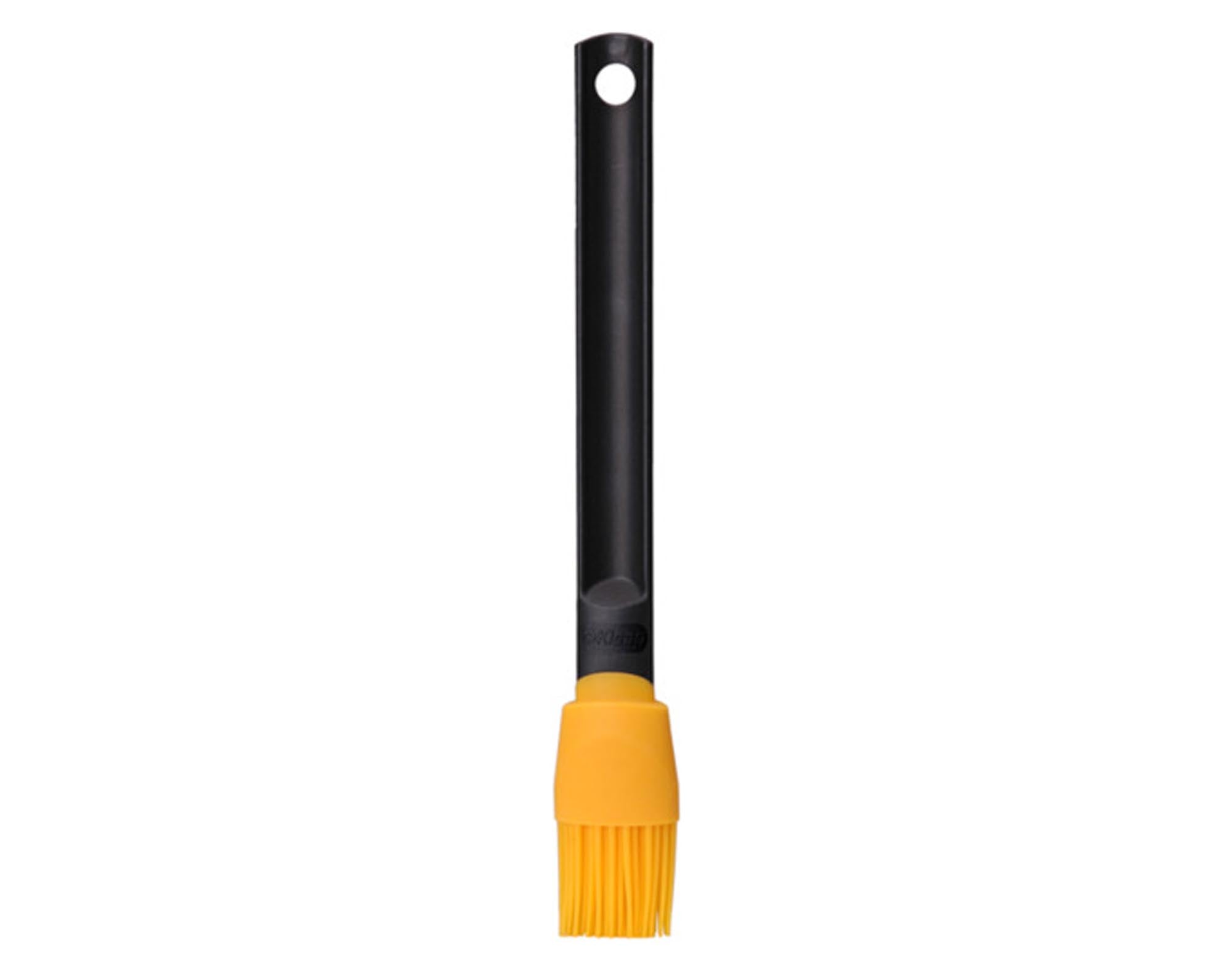 KISAG Silikonpinsel gelb 23 cm: Hochwertiger, hitzebeständiger Silikonpinsel für gleichmäßiges Auftragen von Teigen und Glasuren. Ideal für Backliebhaber!