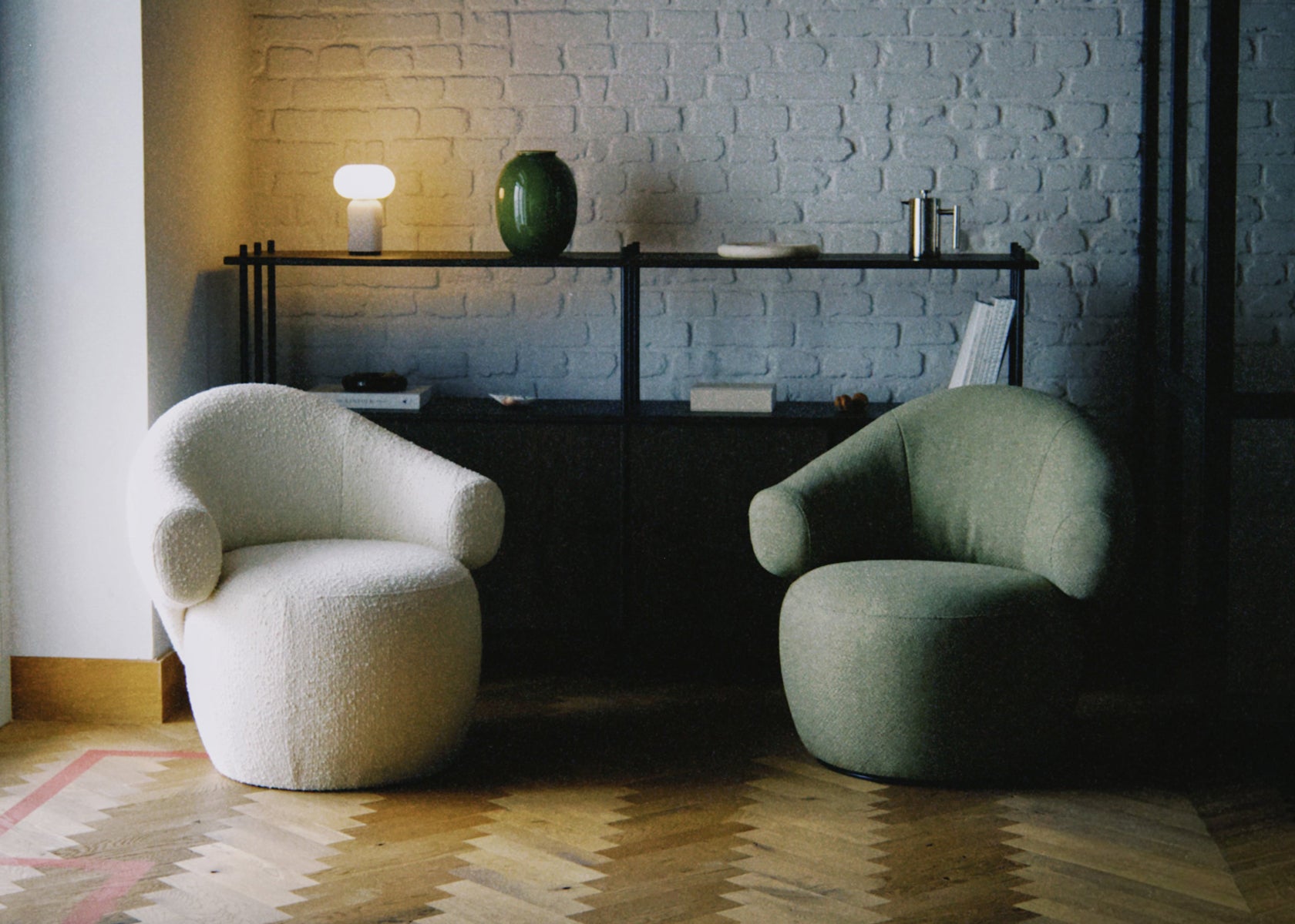 Conva RPS01 - Sessel in Moss 801 - Sage 801 präsentiert im Onlineshop von KAQTU Design AG. Drehsessel ist von Tamo