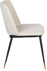 Stuhl LIONEL in Beige /Schwarz präsentiert im Onlineshop von KAQTU Design AG. Stuhl ist von White Label Living
