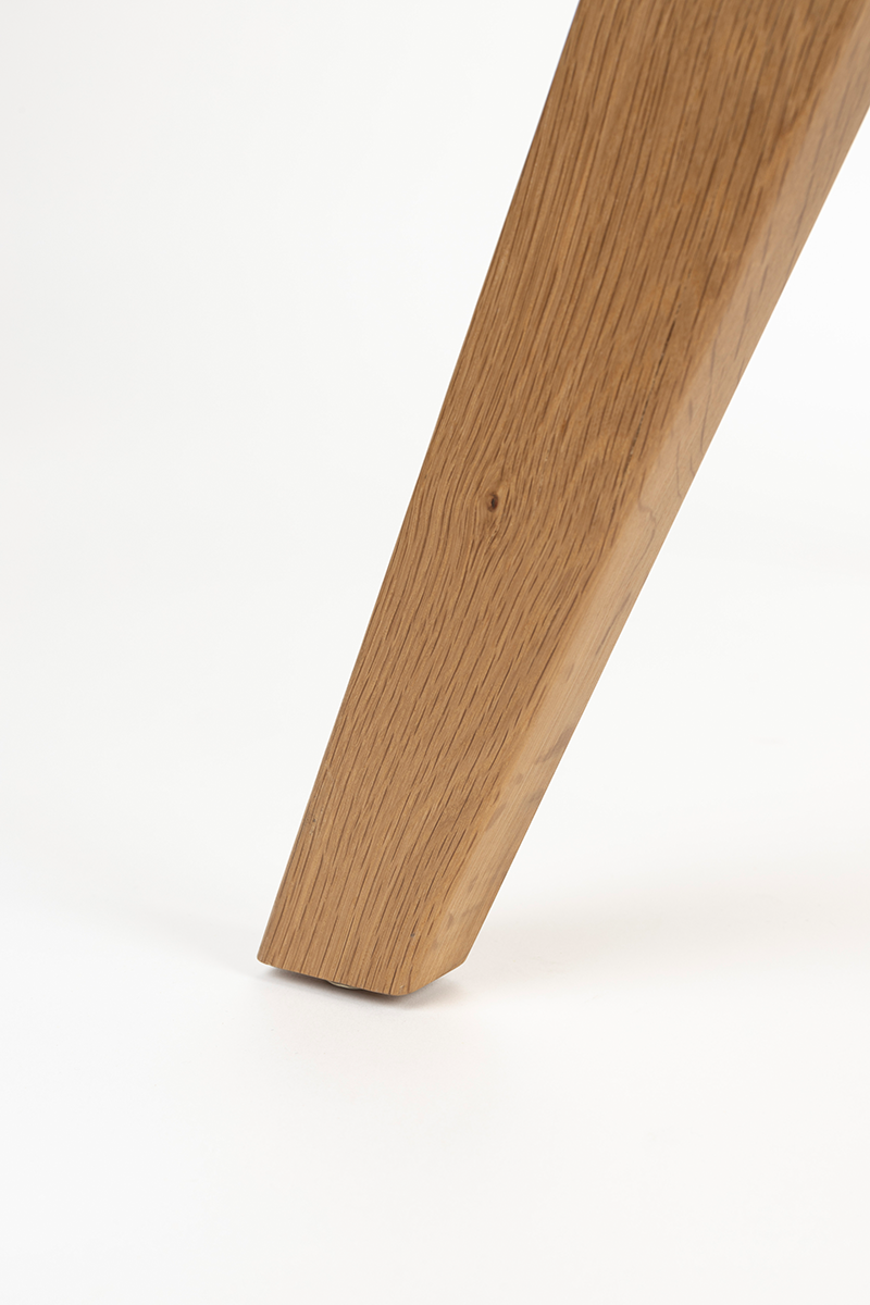 Stuhl Ndsm in Natural präsentiert im Onlineshop von KAQTU Design AG. Schalenstuhl mit Armlehne ist von Zuiver