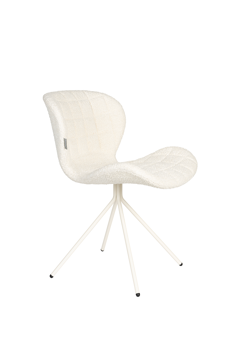 Stuhl OMG Soft in Off White präsentiert im Onlineshop von KAQTU Design AG. Stuhl ist von Zuiver