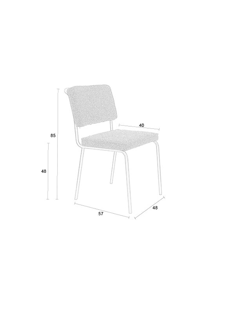 Stuhl Buddy in Olive präsentiert im Onlineshop von KAQTU Design AG. Stuhl ist von Zuiver