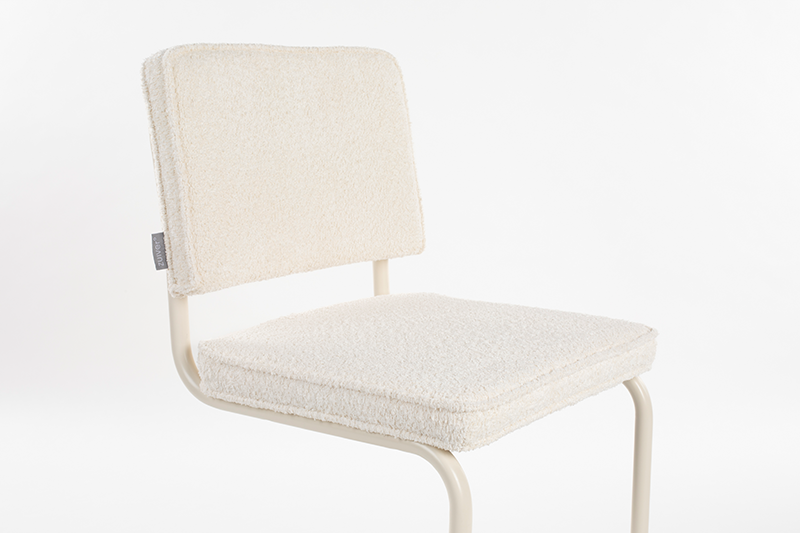Stuhl Ridge Kink Soft  in Off White präsentiert im Onlineshop von KAQTU Design AG. Stuhl ist von Zuiver