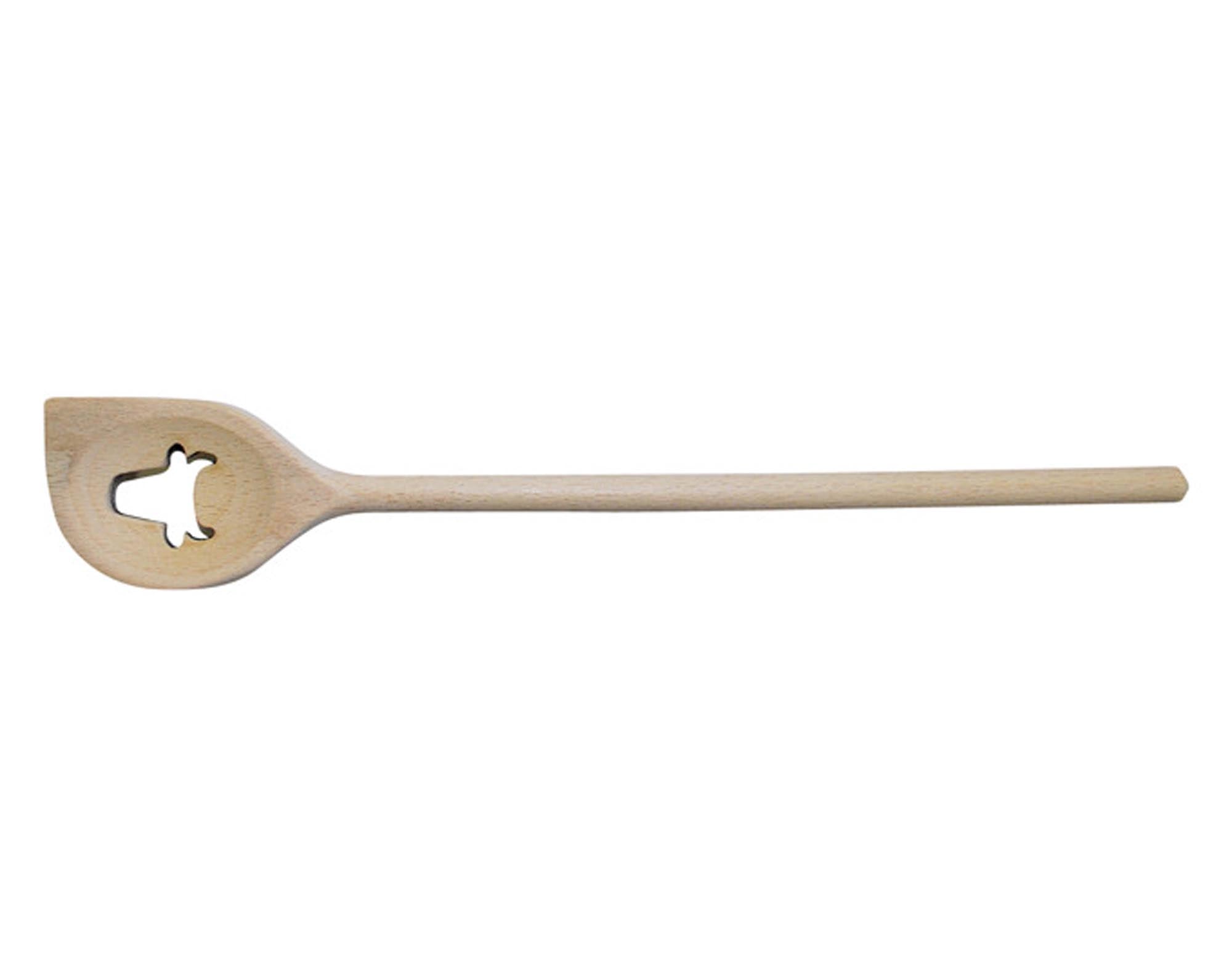 Lochkelle Kuh Holz von HEIDI: Charmantes 2er-Set, ideal für schonendes Kochen. Perfekt für Suppen, Saucen & Pasta.