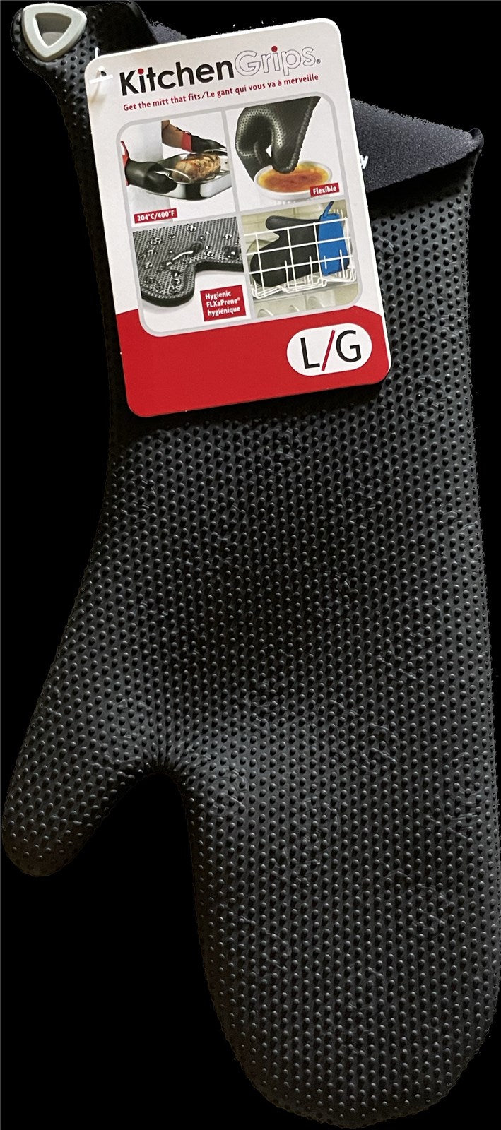 Grillhandschuh Professional schwarz 41cm in Schwarz präsentiert im Onlineshop von KAQTU Design AG. Grillzubehör ist von Cuisipro