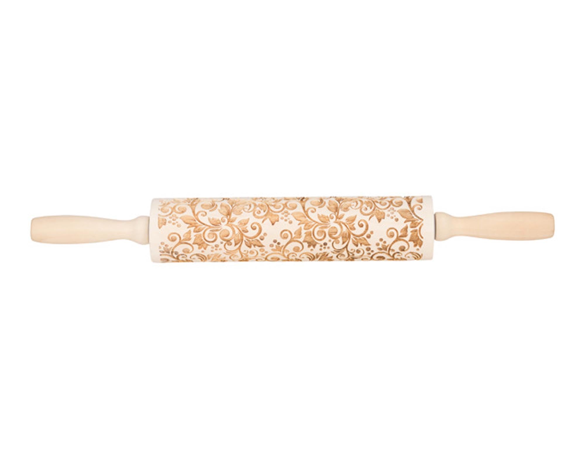 Teigroller Dekoration Fantasie von PATISSE: 42 cm, präzise Muster, lebensmittelechter Kunststoff, ergonomisch, ideal für kreative Backideen.