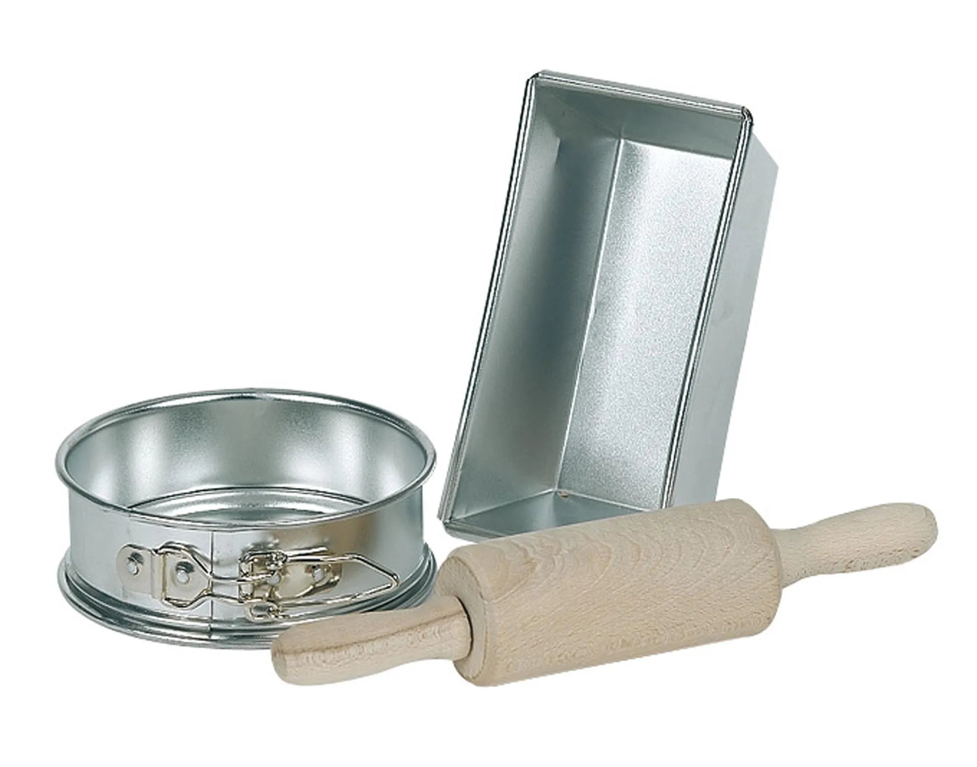 Das 3-teilige Backset von PATISSE für Kinder: Springform, Kastenform, Muffinform mit Antihaftbeschichtung für stressfreies, kreatives Backen.