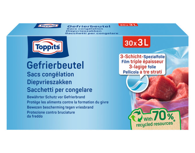 TOPPITS Gefrierbeutel 3 l in  präsentiert im Onlineshop von KAQTU Design AG. Barzubehör ist von TOPPITS