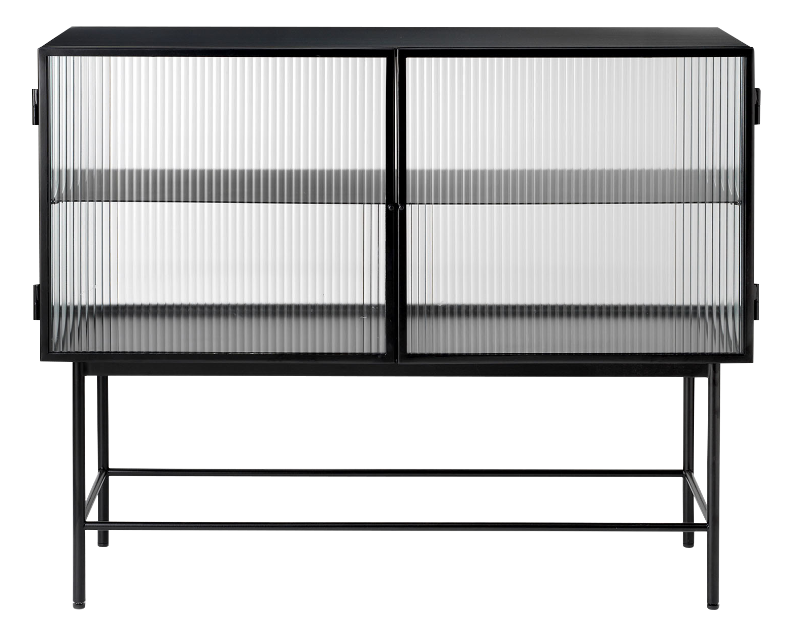 Haze Sideboard, Geriffeltes Glas - KAQTU Design