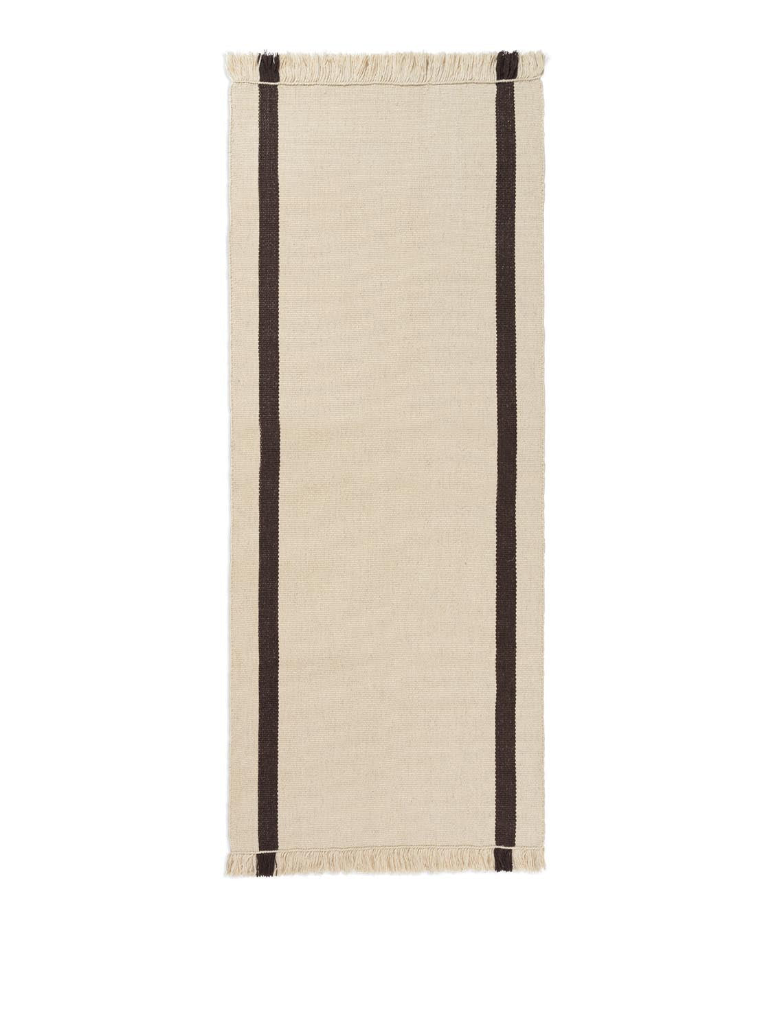 Eleganter Calm Kelim-Teppichläufer 80x200 von Ferm Living.