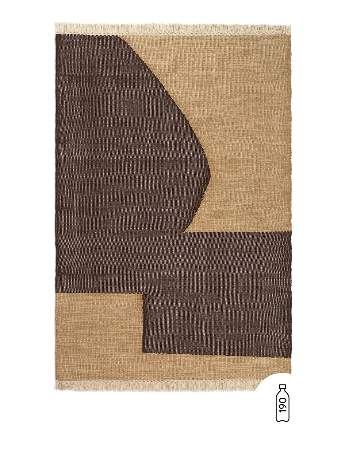 Forene Teppich 140x200 von Ferm Living: Modernes Design für Ihr Heim.