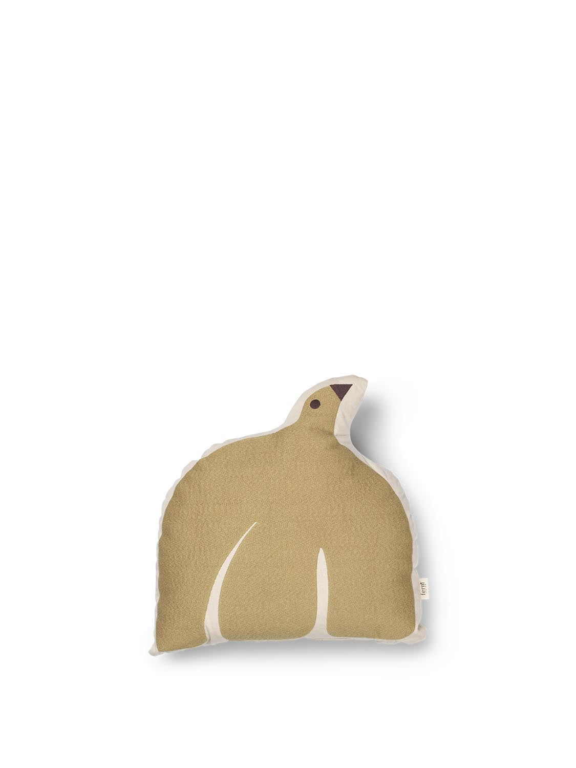 Elegantes Swif Bird Kissen aus ökologischer Bio-Baumwolle.