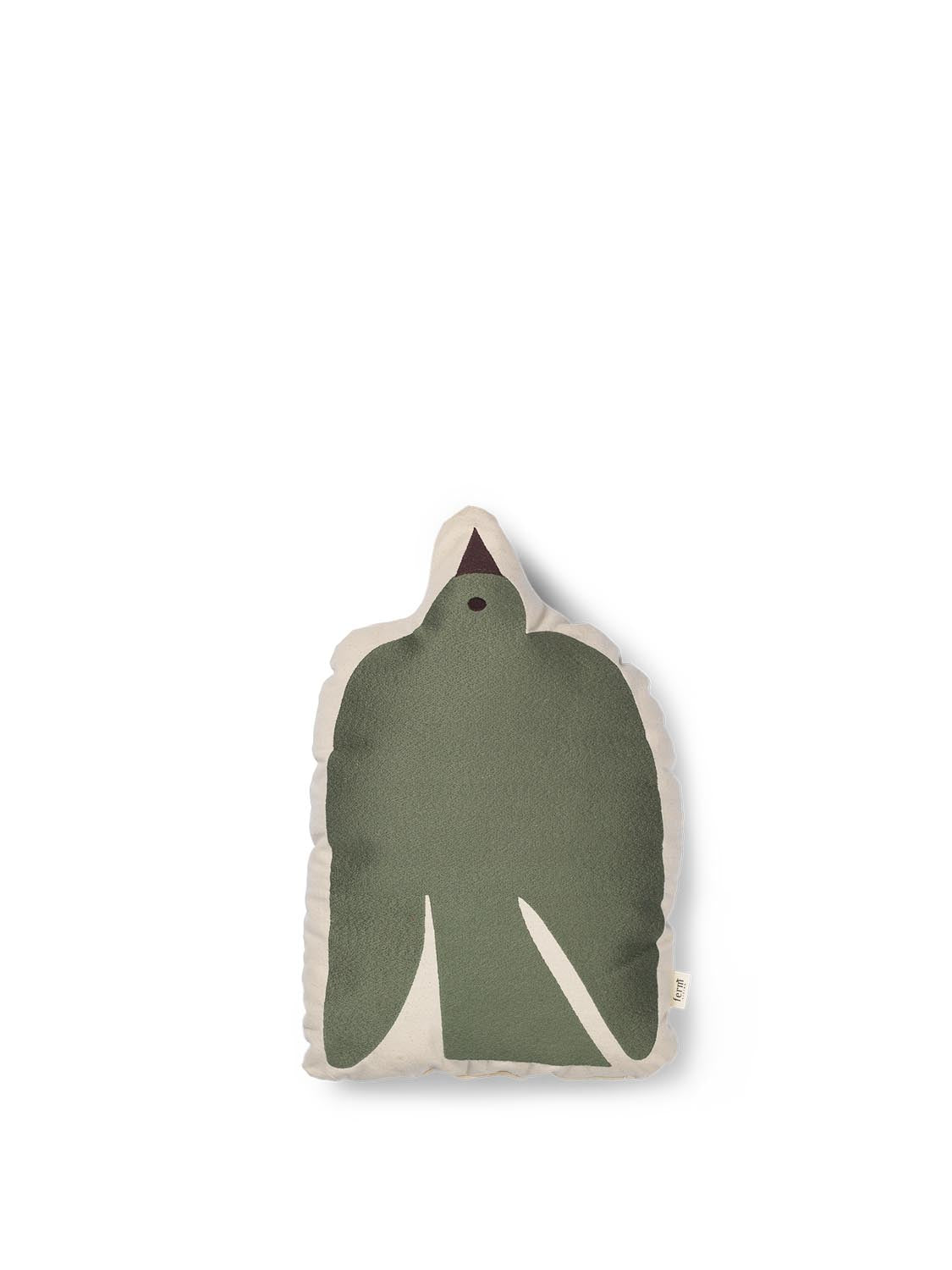 Swif Bird Kissen: Bio-Baumwolle, recyceltes Polyester, verspielte Vogelstickerei, nachhaltiger Stil, eleganter Komfort.