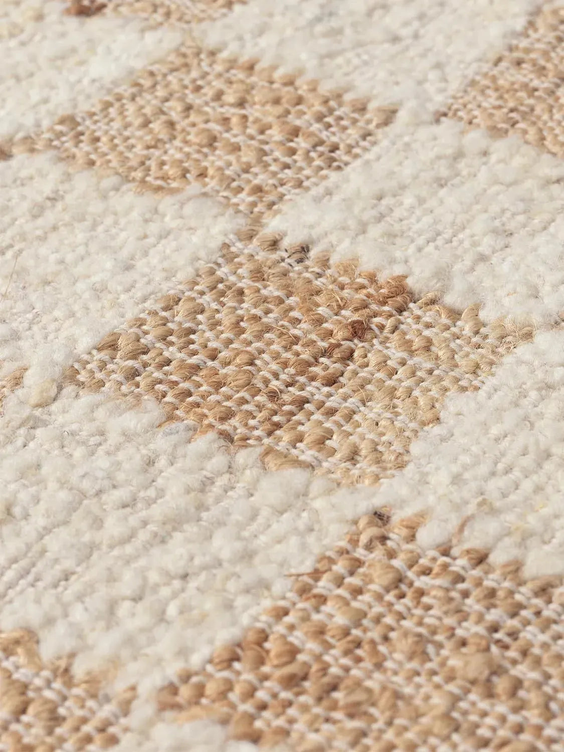 Eleganter Läufer aus Wolle und Jute, 70x180 cm von Ferm Living.