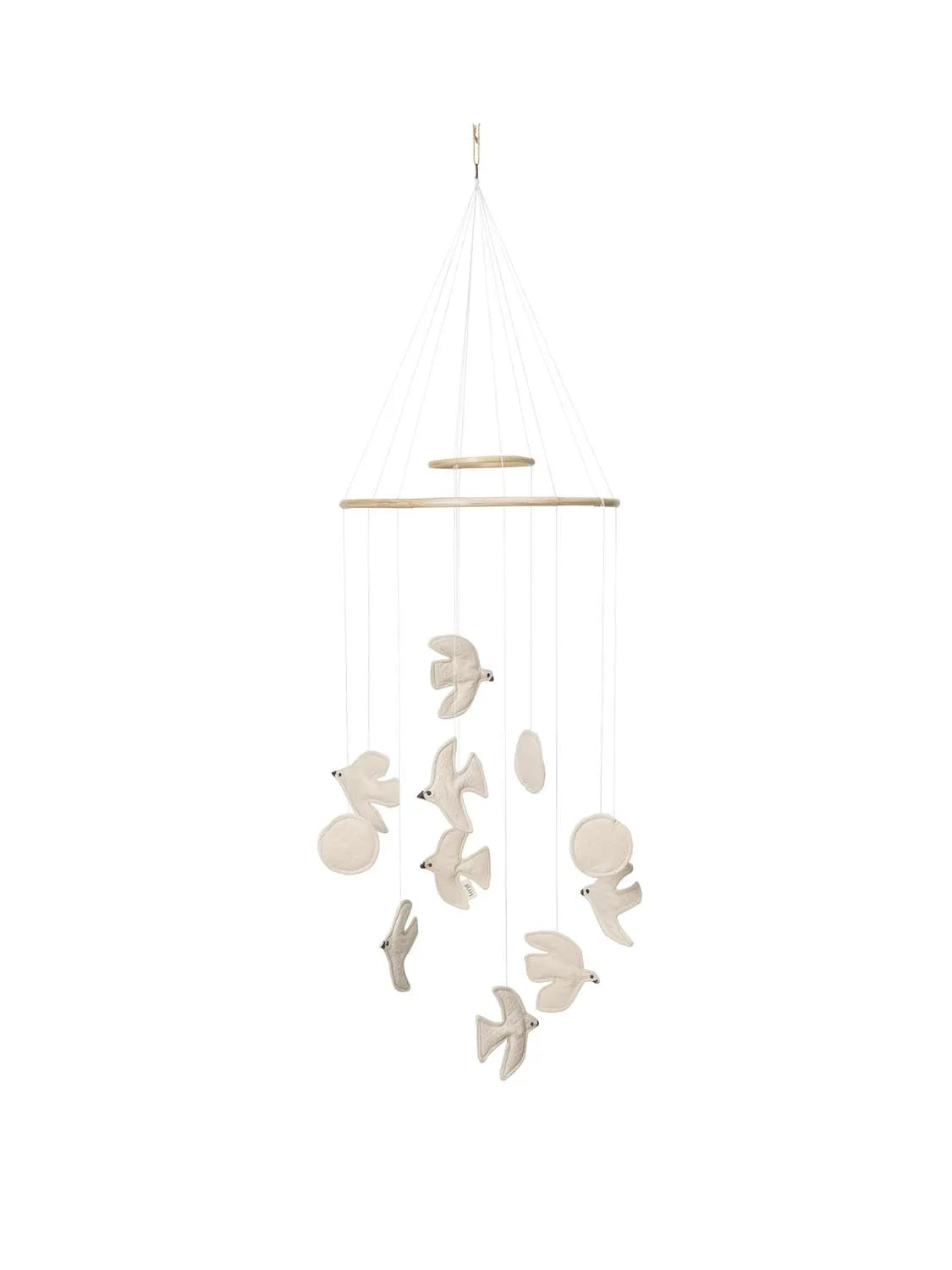 Verspieltes Swif Bird Mobile von Ferm Living für moderne Wohnräume.