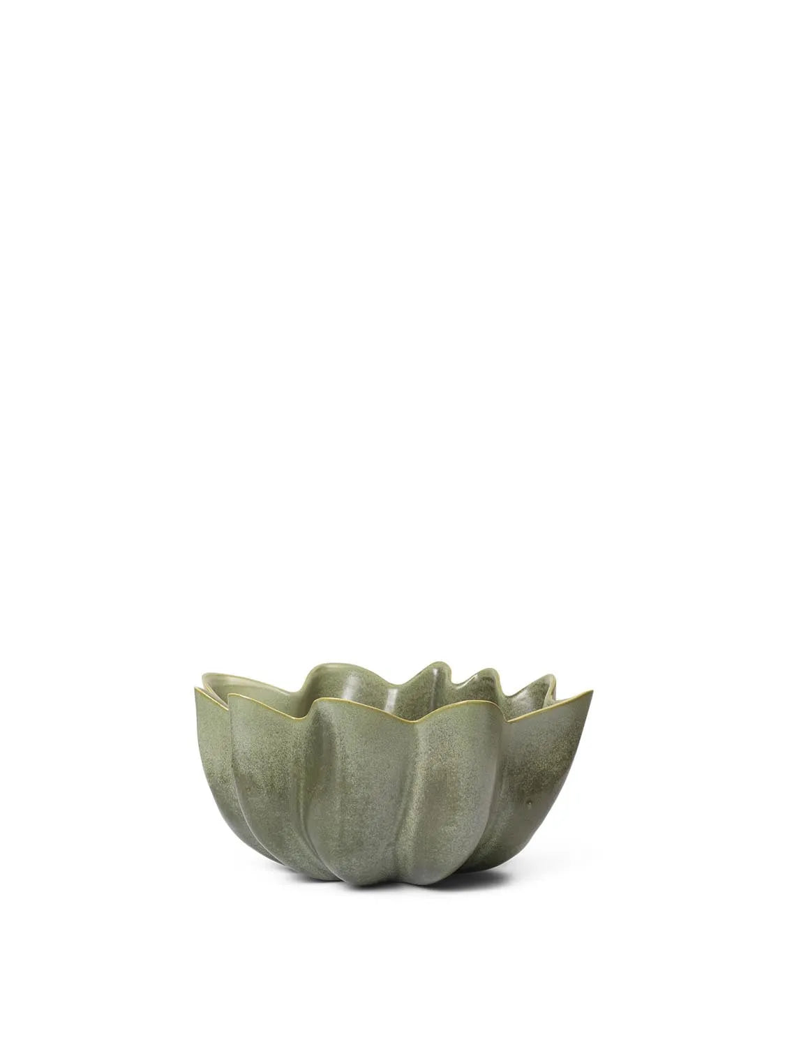 Die Nium Bowl Ø22 von Ferm Living: Elegantes Steinzeug mit reaktiver Glasur, ideal als Obst- oder Servierschale. Zeitlos und vielseitig.