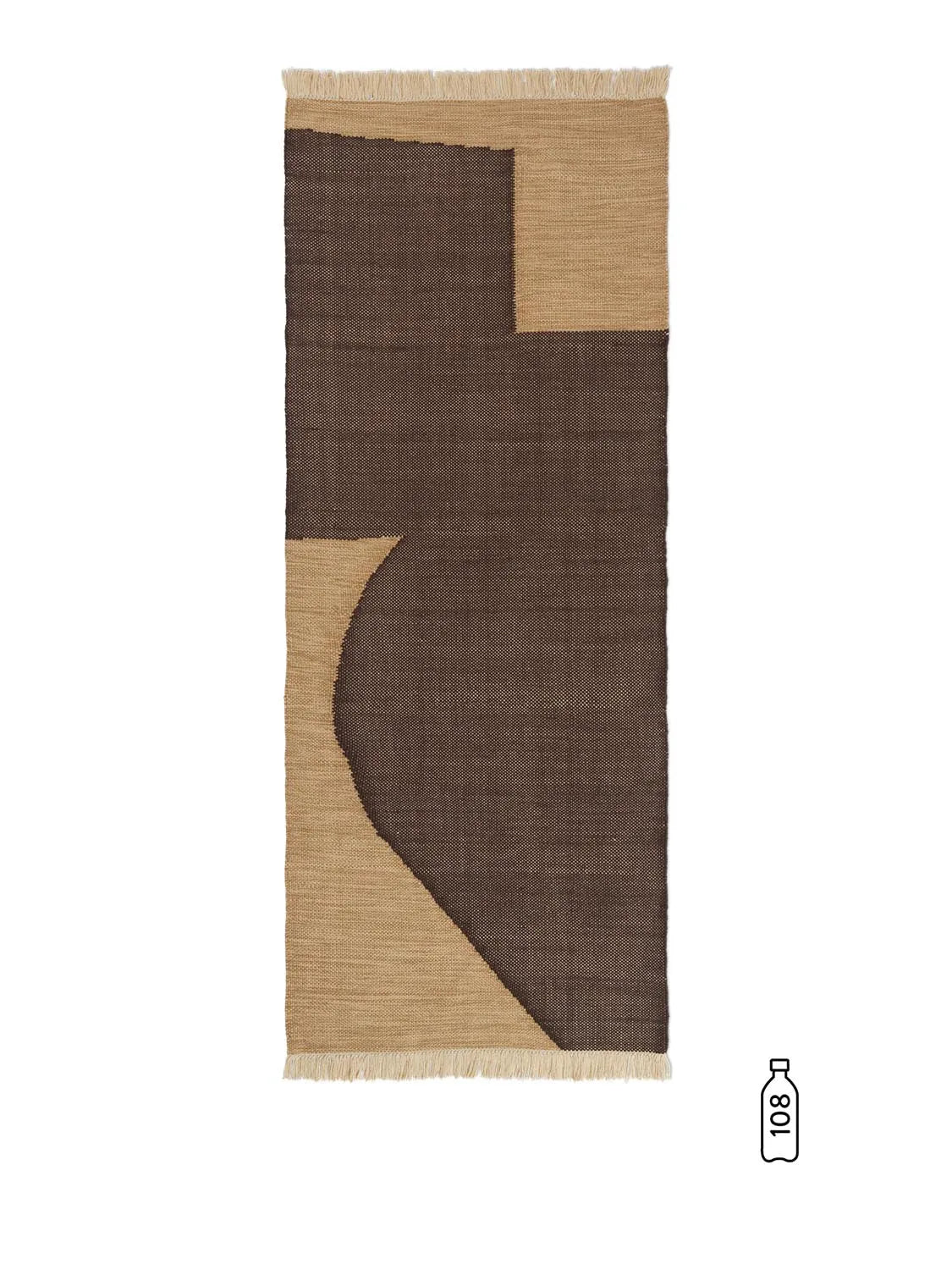 Moderner Forene Runner 80x200 von Ferm Living für zeitlose Eleganz.