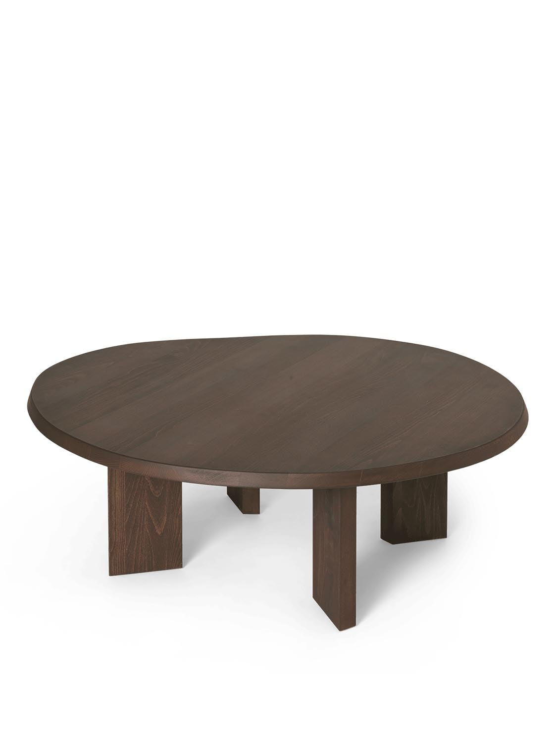 Moderner Tarn Couchtisch aus nachhaltigem Holz von Ferm Living.