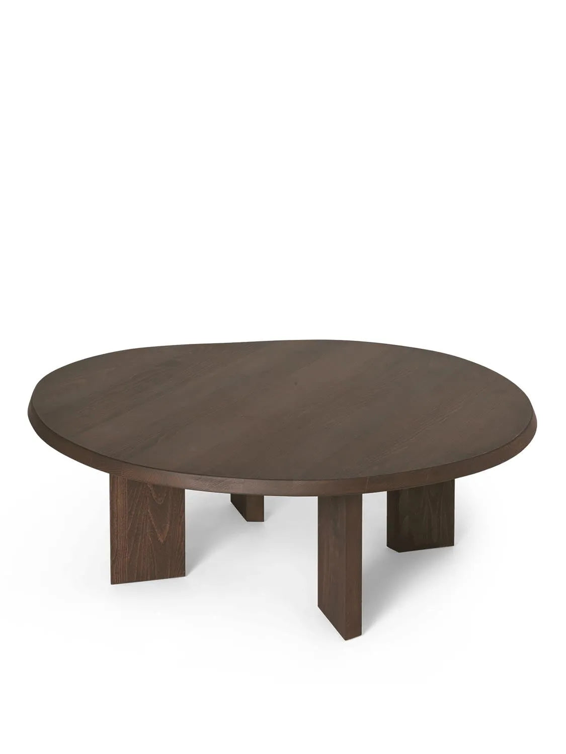 Moderner Tarn Couchtisch aus nachhaltigem Holz von Ferm Living.