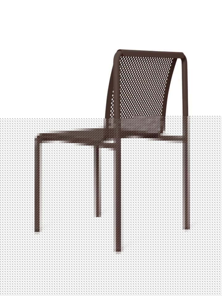 Dapple Stuhl in Dunkle Schokolade präsentiert im Onlineshop von KAQTU Design AG. Gartenstuhl ist von Ferm Living