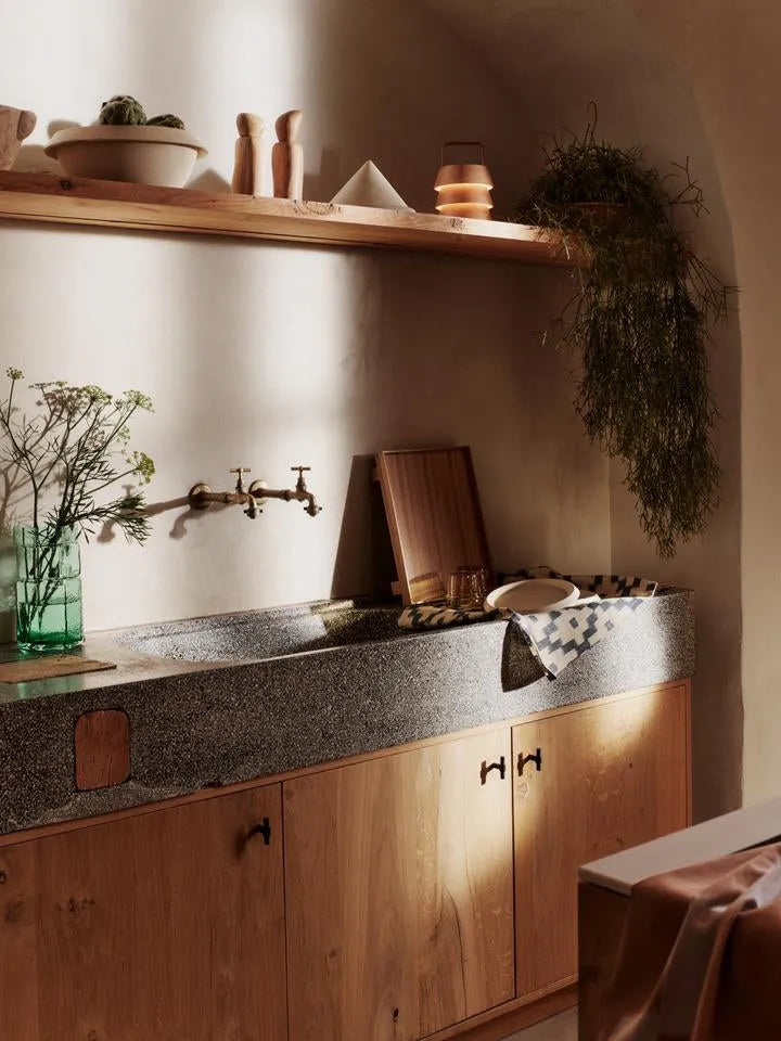 Erena Servierschale Ø32 in Sahne präsentiert im Onlineshop von KAQTU Design AG. Platte ist von Ferm Living