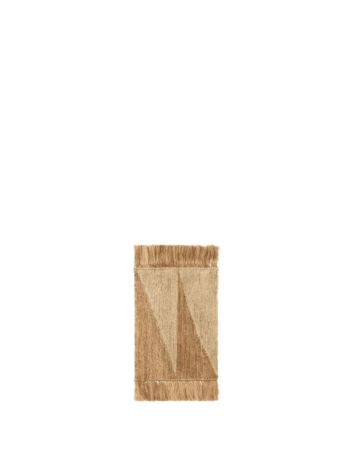 Studie Matte 50 x 70  in Natürlich/Cremeweiss präsentiert im Onlineshop von KAQTU Design AG. Teppich ist von Ferm Living