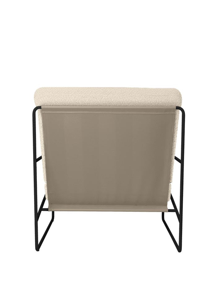 Desert 1-Sitzer in Schwarz/Weiss präsentiert im Onlineshop von KAQTU Design AG. Outdoor-Sessel ist von Ferm Living