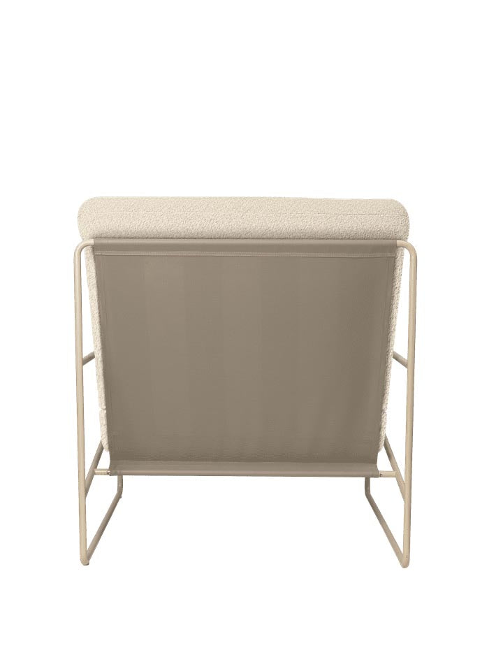 Desert 1-Sitzer in Kaschmir/Off-weiss präsentiert im Onlineshop von KAQTU Design AG. Outdoor-Sessel ist von Ferm Living