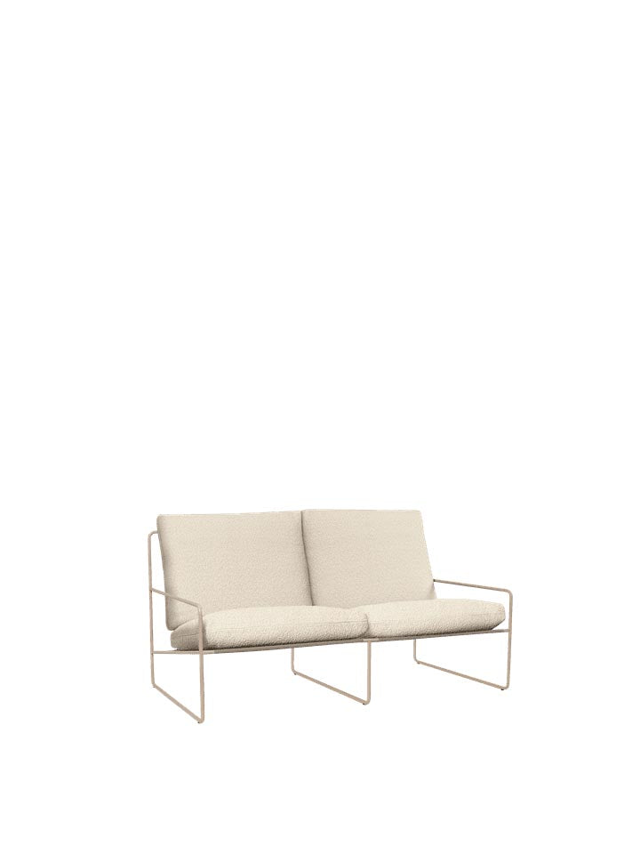 Desert 2-Sitzer in Kaschmir/Off-weiss präsentiert im Onlineshop von KAQTU Design AG. Lounge Sofa ist von Ferm Living