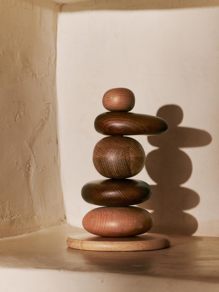 Pebble stack blocks