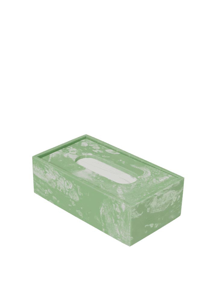 Mist Taschentuchbox in Meerschaum präsentiert im Onlineshop von KAQTU Design AG. Badzubehör ist von Ferm Living