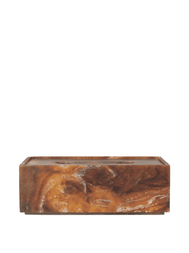 Mist Taschentuchbox in Sugar Kelp präsentiert im Onlineshop von KAQTU Design AG. Badzubehör ist von Ferm Living
