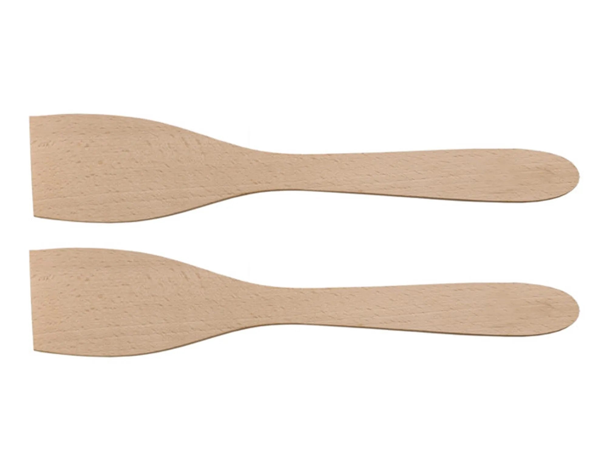 KISAG Holzwender: 2er Set aus langlebigem Holz, ergonomisch, hitzebeständig, pflegeleicht. Perfekt für Braten, Grillen, Servieren.