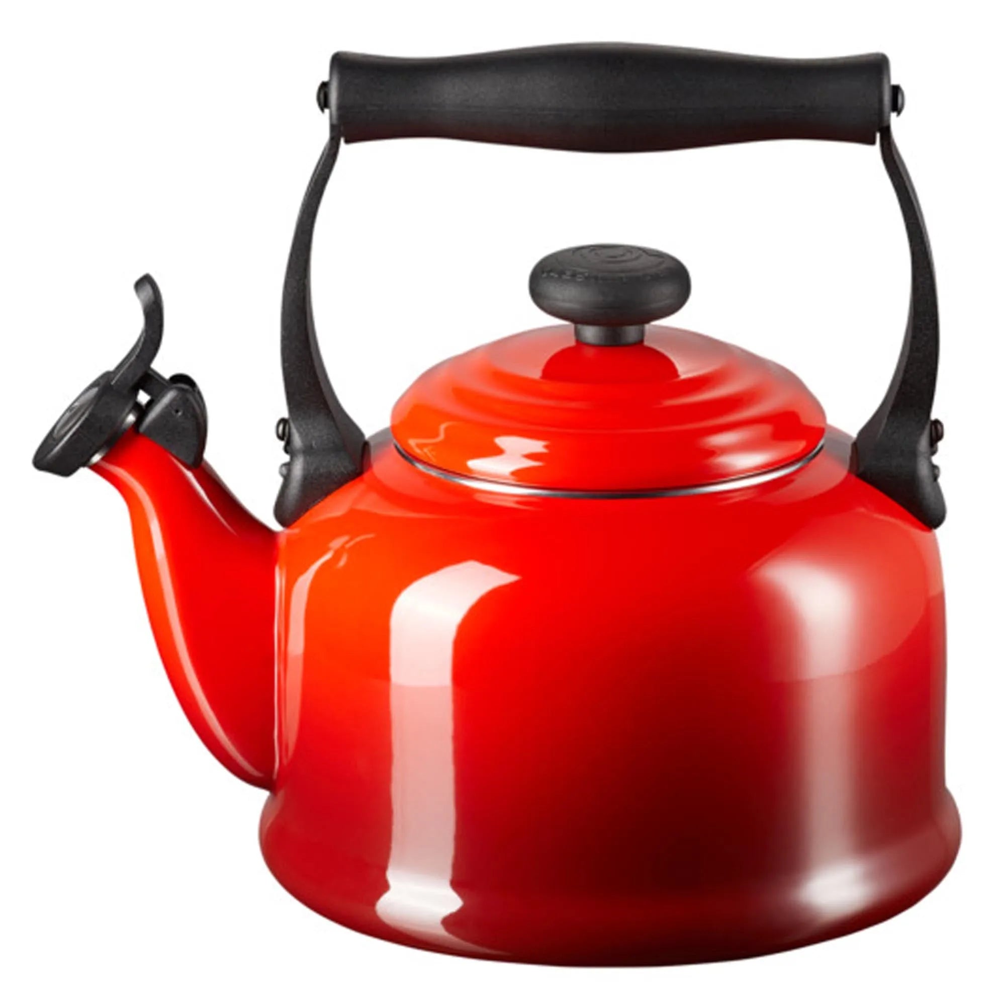 LE CREUSET Wasserkessel kirschrot in Rot präsentiert im Onlineshop von KAQTU Design AG. Küchengerät ist von LE CREUSET