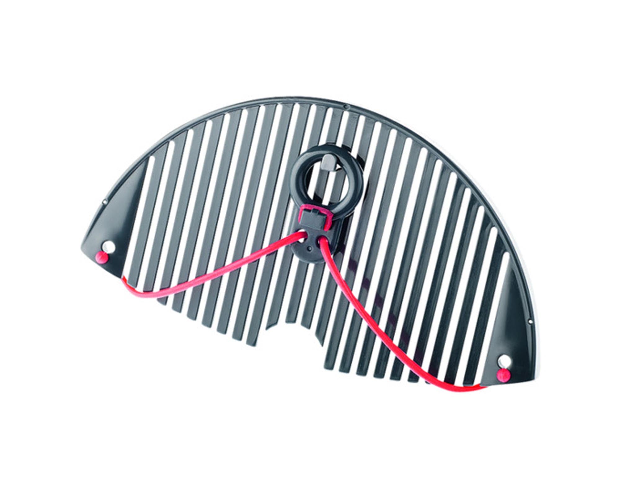 Flexibler Abgiesser von MOHA, passt auf 18-24 cm Töpfe, aus hitzebeständigem Silikon, rutschfest, platzsparend, ideal für Salate.