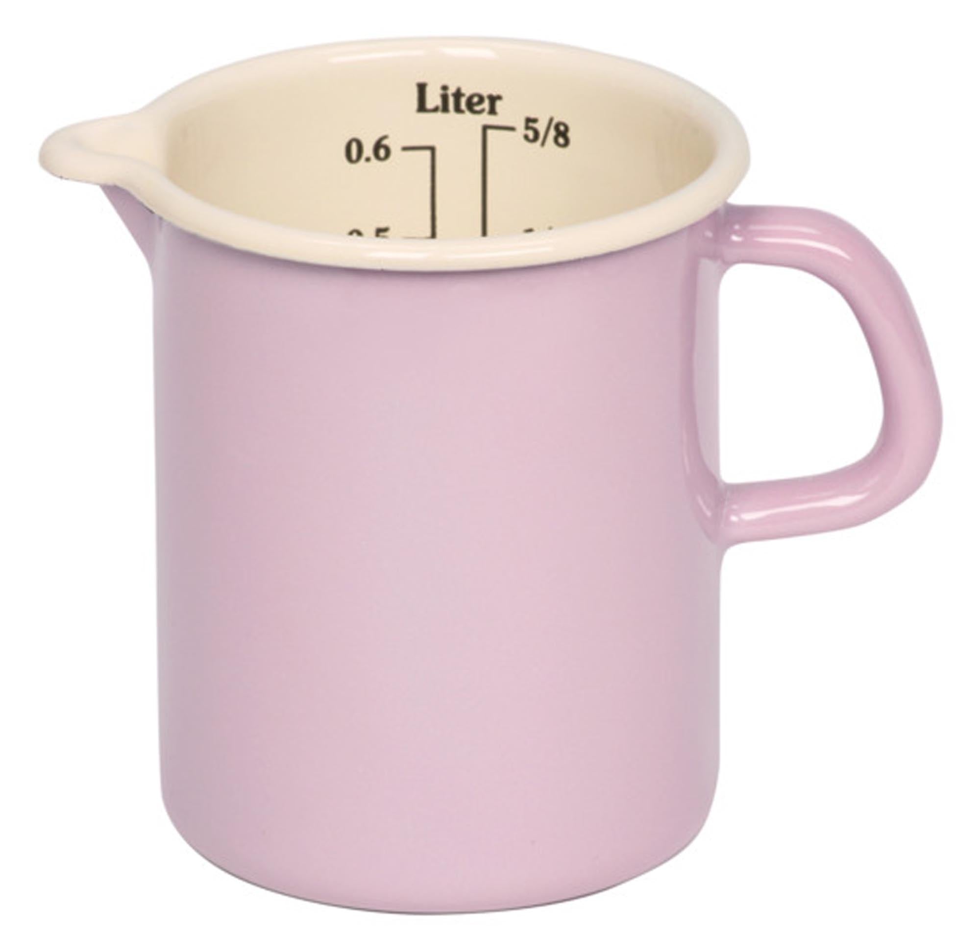 RIESS Messbecher Pastell rosa 0.5 l ø 9 cm in  präsentiert im Onlineshop von KAQTU Design AG. Küchenhelfer ist von RIESS