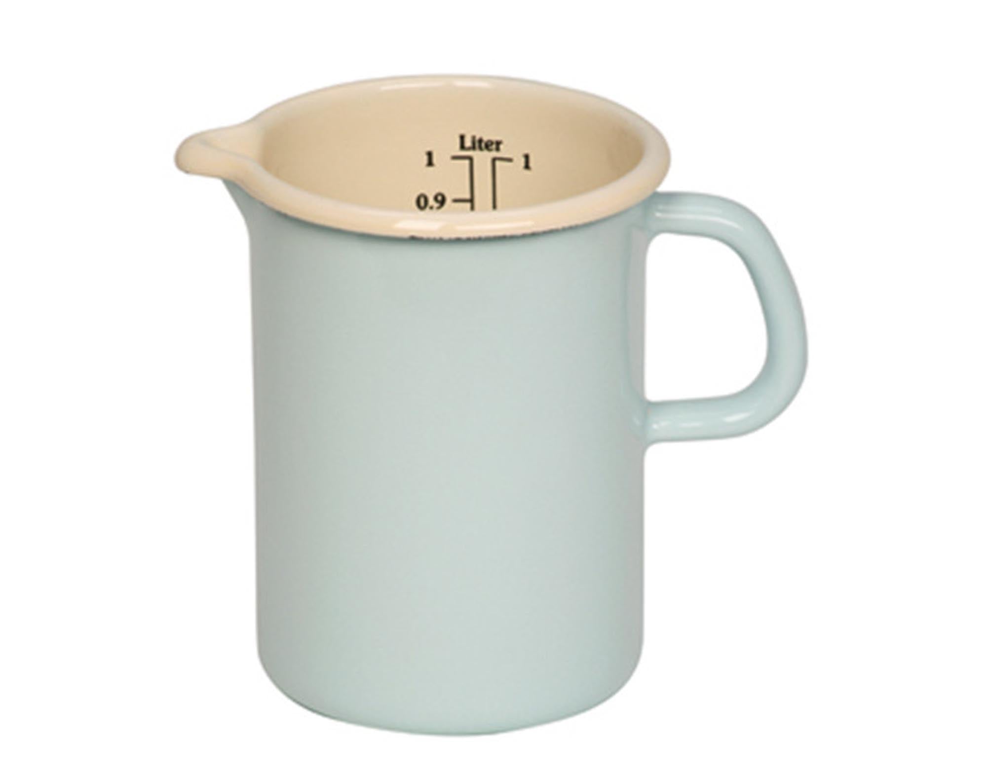 RIESS Messbecher Pastell türkis 1.0 l ø 10 cm in  präsentiert im Onlineshop von KAQTU Design AG. Küchenhelfer ist von RIESS