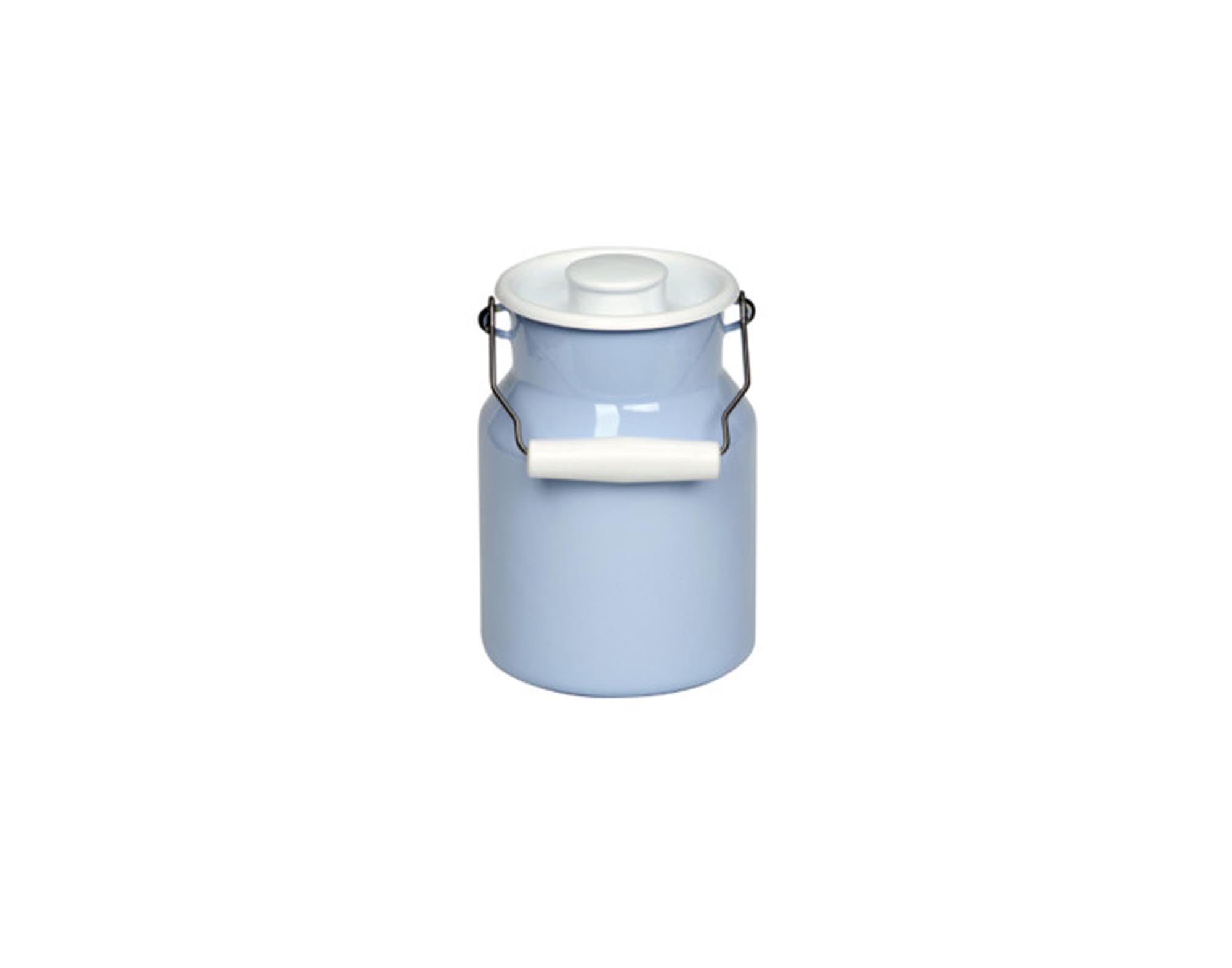 RIESS 1.5 l Milchkanne mit Deckel, ideal für frische Milch.