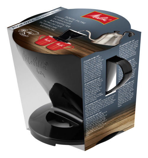 MELITTA Kaffeefilter Kunststoff 1x4 schwarz in  präsentiert im Onlineshop von KAQTU Design AG. Haushaltshilfen ist von MELITTA