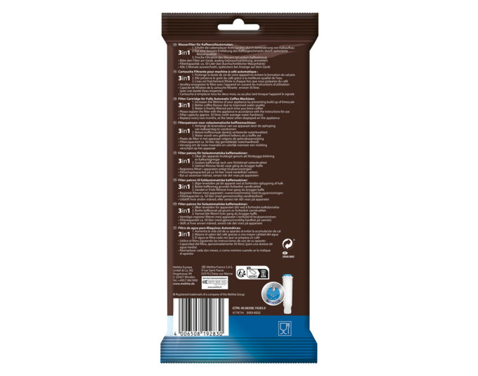 Erleben Sie mit der MELITTA Pro Aqua Wasserfilterpatrone reines Wasser und perfekten Kaffeegenuss. Schützen Sie Ihre Geräte vor Kalk!