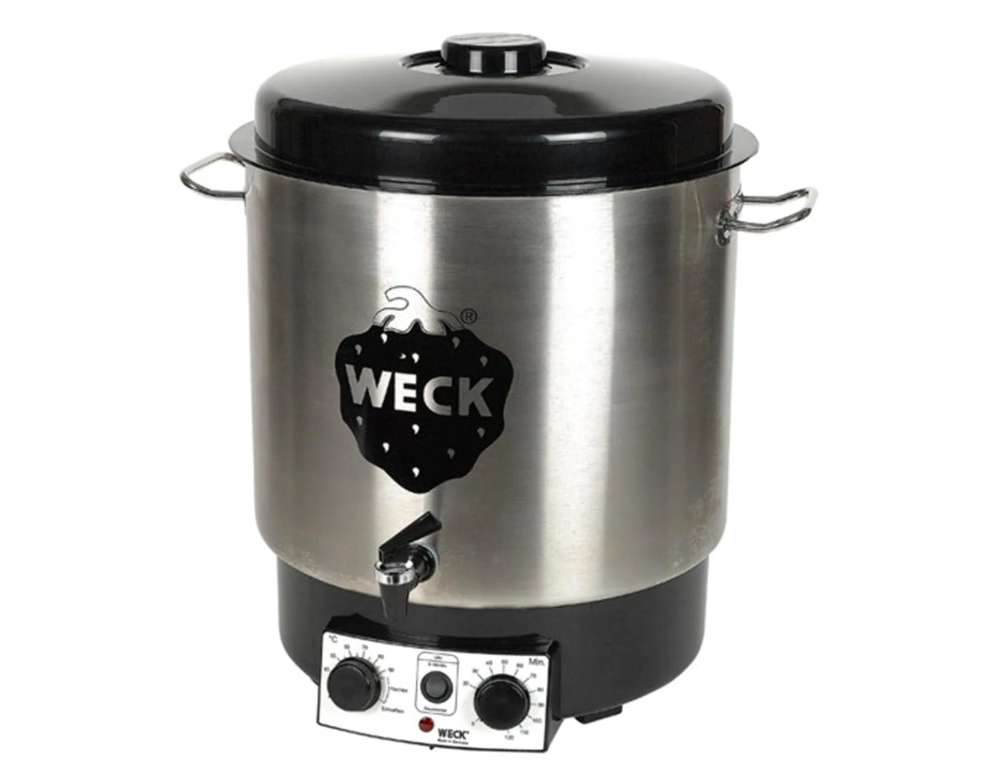 WECK Sterilisiertopf Vollautomatik Inox mit Hahn 30 l in  präsentiert im Onlineshop von KAQTU Design AG. Topf ist von WECK
